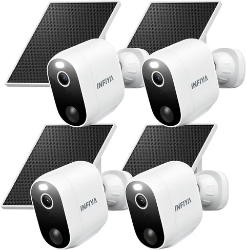 Security Cameras Wireless Outdoor-Solar&Battery Powered 2K 2.4G Cameras for Home