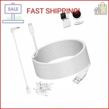 50ft Power Cable for Wyze Cam v4,Wyze Cam Pan v3,Wyze OG,Wyze Cam v3 and v3 Pro