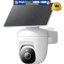 Solar Security Camera with AI Detection & 2.5K Color Night Vision -
