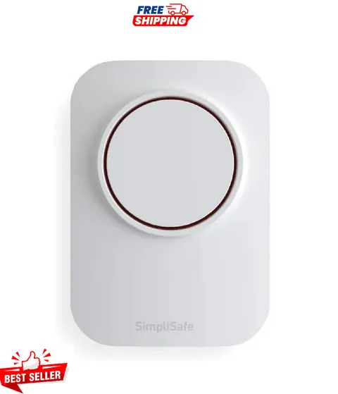 SimpliSafe 105dB Auxiliary Siren - Compatible with Gen 3 Home Security System
