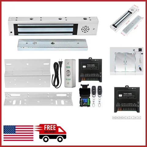 Easy Install Door Access Control System with Magnetic Lock and Remote Control