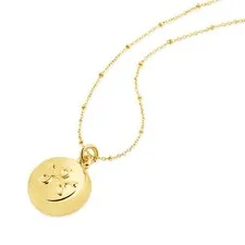 Smart Jewelry - Personal Safety Device - Gold Necklace