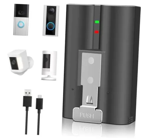 V4 Battery for Ring-Doorbell Camera 2/3/4/3+/3plus - Stick-Up Cam 2nd/3rd Gen