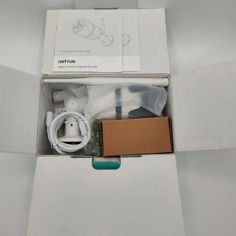 Netvue Vigil Outdoor Weatherproof Wi‑Fi IP/Network Surveillance Camera OPEN BOX