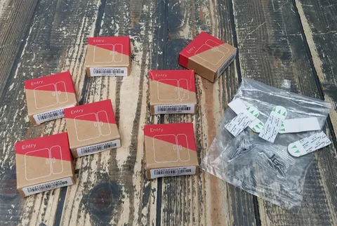 Lot of 7 SimpliSafe ES3 Entry Door Window Sensor White 3rd Gen USED