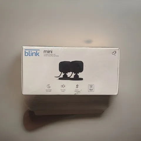 Blink Mini 1080p Wi-Fi Indoor Security Camera - Black, Pack of 2