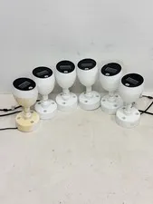 Lot of 6 - Lorex C883DA-Z Indoor/Outdoor 4K Deterrence Security Cameras Only