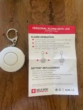 3 OF Personal Alarm Keychain LED Light 130DB Emergency Women SENIOR HELP SOUND
