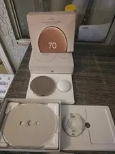 Google Nest Learning Thermostat 4th Gen w/ Sensor 2nd Gen - Polished Gold