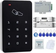 RFID Door Lock Access Control Kit Keypad Bolt Lock Set