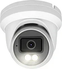 4MP Add-On Full Color Night Vision Turret Dome IP Camera with White Lights for I