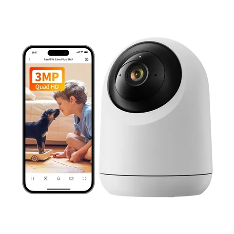 SwitchBot Security Indoor Camera 2K - Pan/Tilt Cam 3MP for Baby Pet Monitor, ...