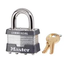 Master Lock 1KA#2265 Keyed Alike Laminated Steel Padlock 1-3/4 in. (Pack of 6)