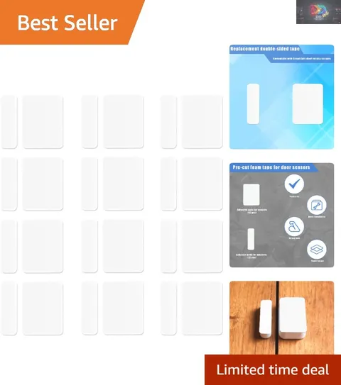 12-Piece Sensor Adhesive Replacement Kit for SimpliSafe
