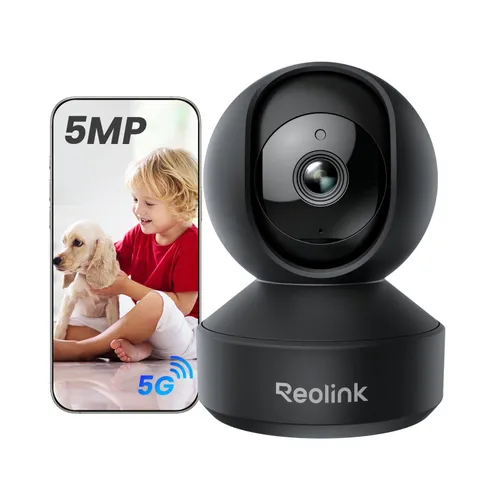 REOLINK E1 Pro(Black) 3K PT Wi-Fi Indoor Camera 1 Count (Pack of 1), Black