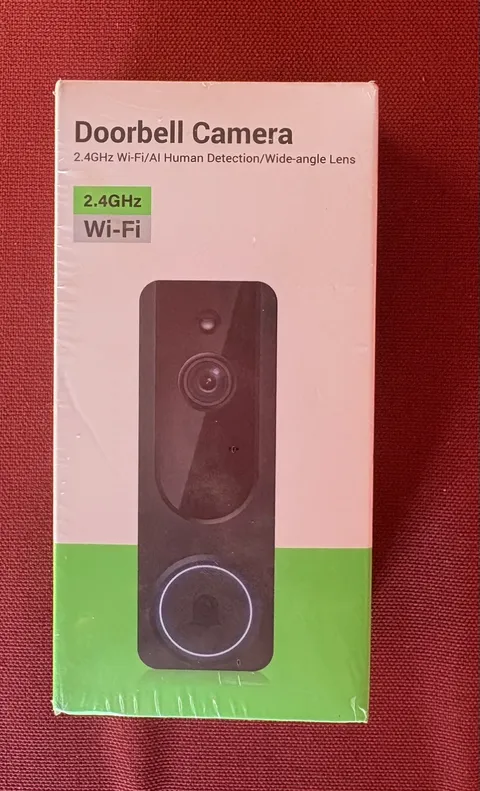 New Unopened Doorbell Camera 2.4GHz WiFi / AI Human Detection / Wide Angle Lens