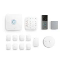 Ring Alarm Security System with Battery Doorbell, Chime, and Glass Break Sensor