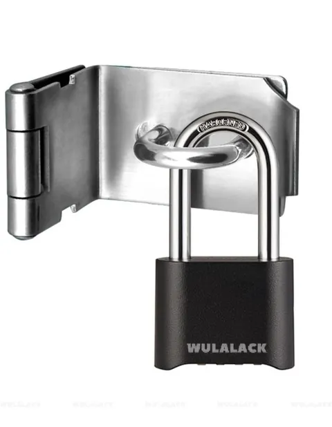 Outdoor Combination Lock, Heavy Duty Weatherproof Pad Locks with Code, Resettabl