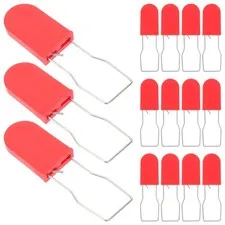 50 Pcs Plastic Security Padlock Seals Numbered Outdoor Weatherproof