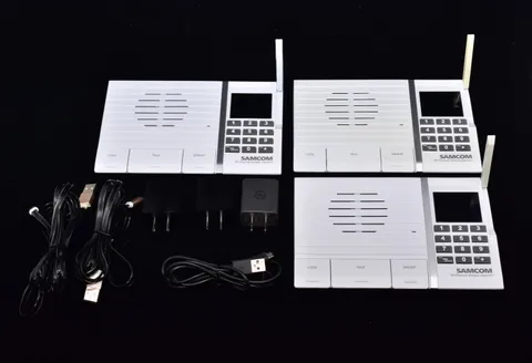 Lot of 3 Samcom FTAN20AA 20 Channel Digital Wireless Intercom