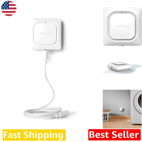 Wi-Fi Water Leak Detector - Battery Powered, Smart Home Compatible, Easy Install
