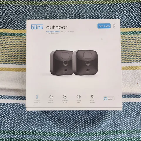 Blink Outdoor Camera 3rd Generation 2 Pack New Sealed