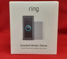 NISB ring Doorbell Wired/Chime & Hardwired Transformer Kit 1080p 2-Way Talk