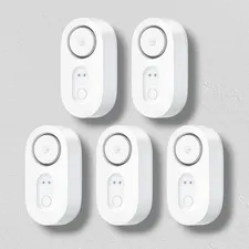 GoveeLife Water Leak Detector 5 Pack with 105dB Adjustable Alarm, Water Alarm wi