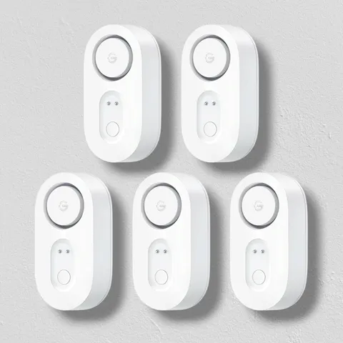 GoveeLife Water Leak Detector 5 Pack with 105dB Adjustable Alarm, Water Alarm wi