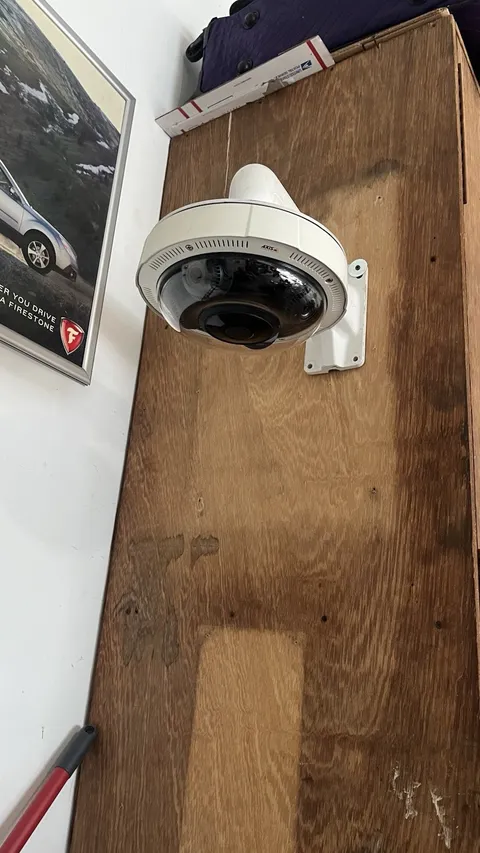 Axis Communications P3717-PLE Multi Lens Network Security Camera With Arm Mount