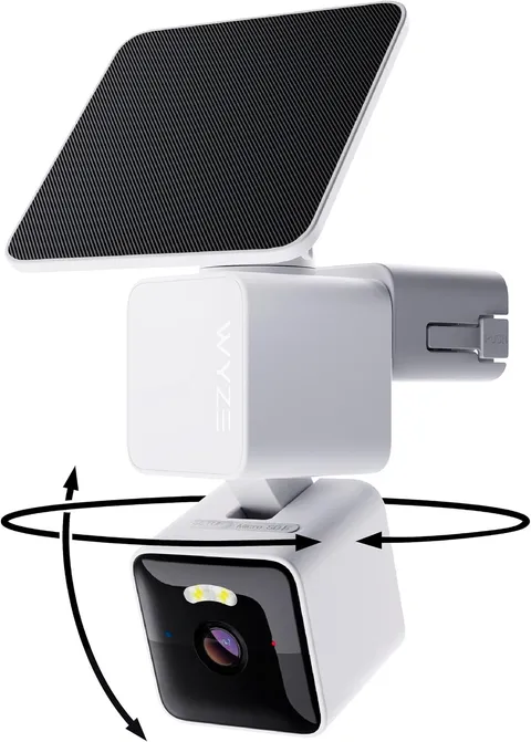 Solar Cam Pan 2K Security Cameras Wireless 360° Pan-Tilt 2.4 GHz Wi-Fi camera