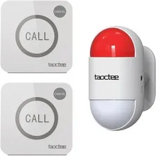 Panic Button Alarm for House Remote Control Strobe Siren System Sound... 