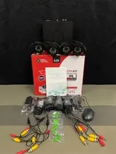 4CH 1080P Wired Security Camera System, AIWIXEN CCTV DVR with 512GB Hard Drive 1