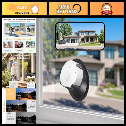 2.5K 4MP Indoor Wireless Security Camera for Home Surveillance, Smart Features