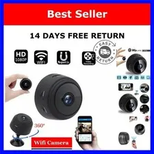 A9 Mini 1080p Wi-Fi Security Camera Night Vision Voice Video
