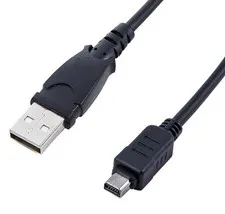 Olympus USB Cable, Data Sync Power Charger Cord - CB-USB5/6/8 for Olympus DZ-...
