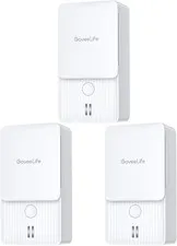 Water Leak Detectors 3 Pack, 100dB Adjustable Audio Alarm and Leak and Drip Aler