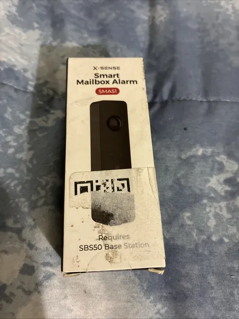 X-Sense Smart Mailbox Alarm Requires SBS50 Base Station Open Box New