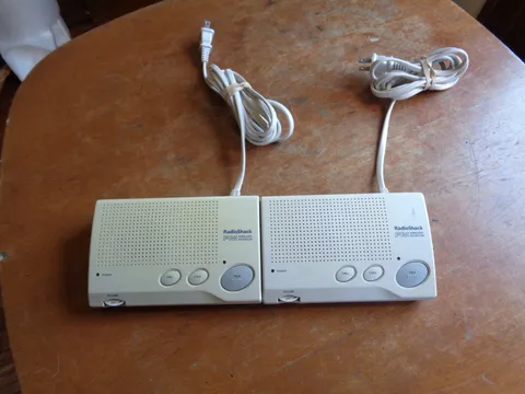 2- Radio Shack FM Wireless 2-Way Home Intercoms Cat. No. 43-491