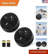 2 Pack Water Leak Detectors,100dB Sensor Alarms for Home | Flood Leak Detecto...
