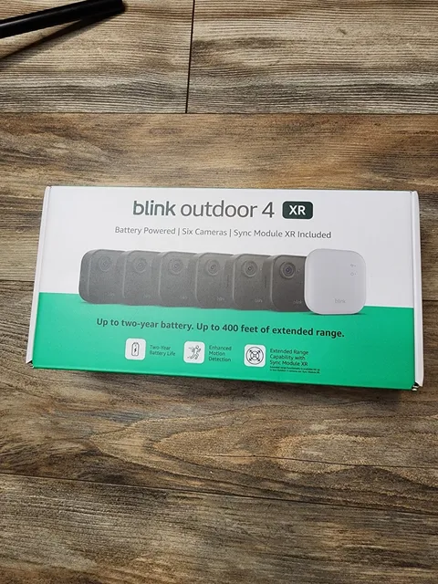 Blink Security Cameras 6 Camera Set Outdoor 4 XR with Sync Module HD Wireless