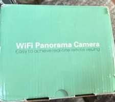 WiFi Panorama Camera 360° Night Vision Two-way Audio Remote Viewing White