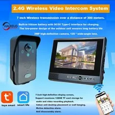 1080P Wireless Video Intercom Without Holes, Motion Detection,Long Standby Video