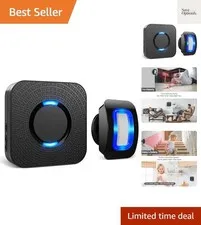 Wireless Motion Sensor LED Light - Motion Detector Alarm Chimes Door Sensor |...