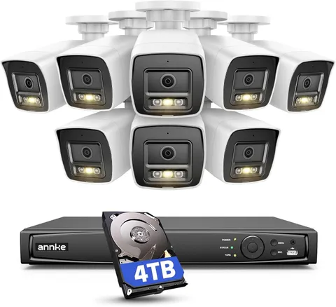 ANNKE 16 Channel Security Camera System 8pcs Bullet IP Cams/4TB HDD new!!!