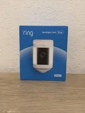 Ring Spotlight Cam Plus, Battery - White