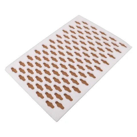 Shipping Insert - 100 Cells Speaker Shockproof EPE Foam Holder - Cardboard Base