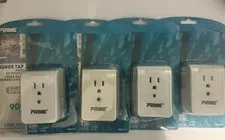 Lot of 4 Prime 900 Joule Surge Tap ALARM BRAND NEW UNOPENED Bulk buy