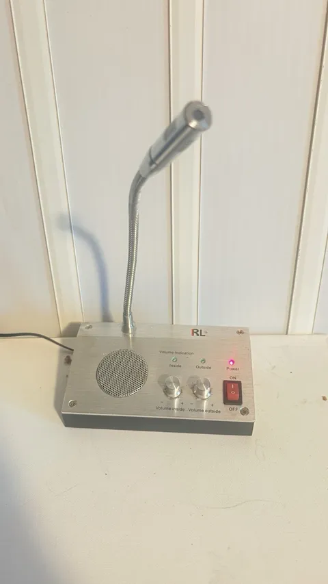 RT-9908 Window Speaker,Window Intercom Dual-Way Voice,Window Speaker Base Only