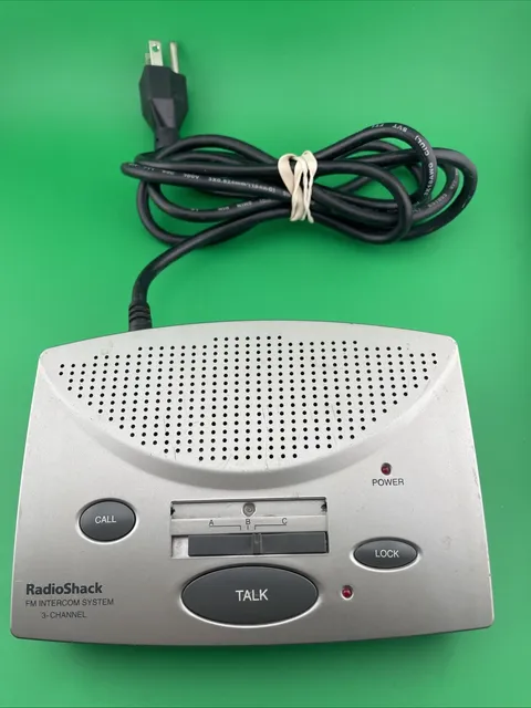 Radio Shack 3 Channel FM Wireless Intercom 43-3105 Single Unit Only Tested Works